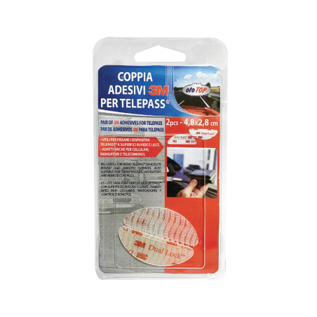 Ototop Αυτοκόλλητα 3M για E-Pass Συσκευές, 2τμχ