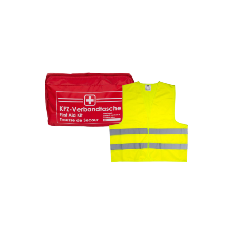 OEM Σετ Έκτακτης Ανάγκης με Τσαντάκι Πρώτων Βοηθειών & Γιλέκο