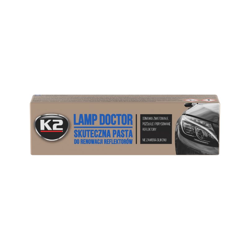 K2 Lamp Doctor Headlight Cleaning Paste for Cars, 60gr