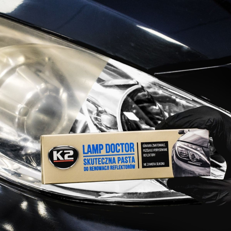 K2 Αλοιφή Καθαρισμού Lamp Doctor για Φανάρια Αυτοκινήτου, 60gr