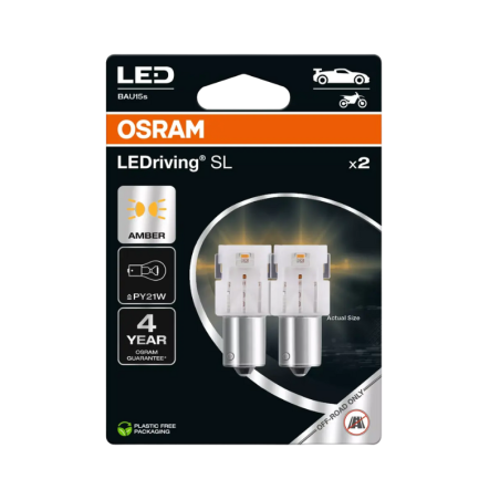 Osram PY21W 12V LEDriving Sl Amber