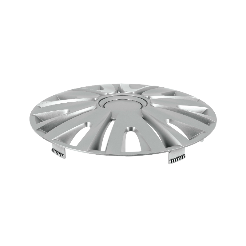 Universal Car Wheel Covers 14'' SwissDrive, Illinois Silver (Set of 4)
