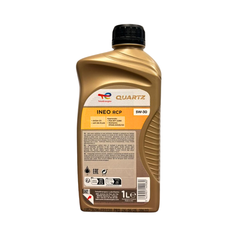 Λιπαντικό Κινητήρα Total Ineo RCP 5W30 1lt