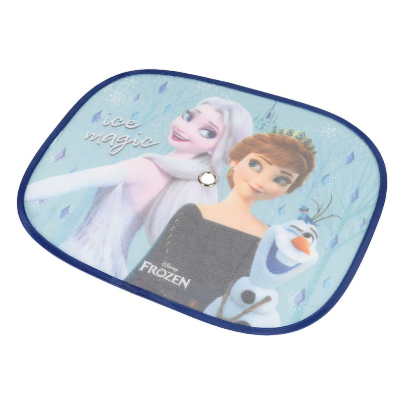 Disney Frozen Πλαϊνά Σκίαστρα Αυτοκινήτου με Βεντούζα 44x35cm, 2τμχ