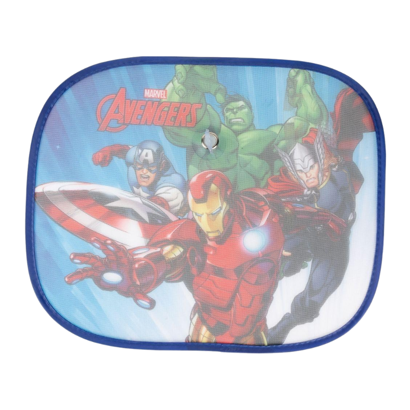 Marvel Avengers Car Side Sun Shades with Suction Cups 44x35cm, Set of 2