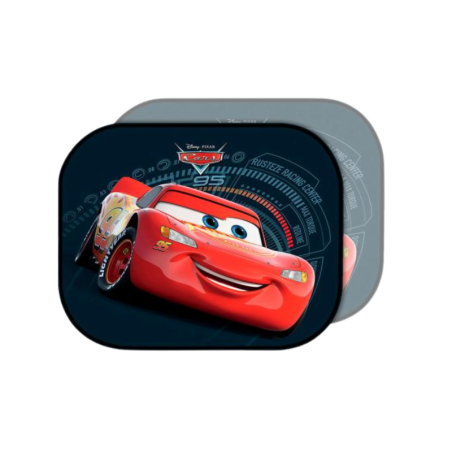 Disney Cars Πλαϊνά Σκίαστρα Αυτοκινήτου με Βεντούζα 44x35cm, 2τμχ