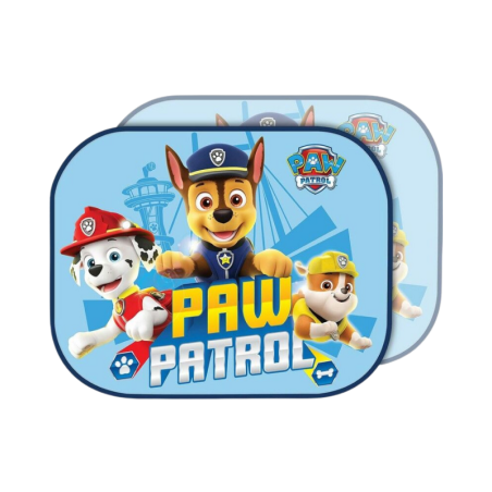 Paw Patrol Car Side Sun Shades with Suction Cups 44x35cm, Set of 2
