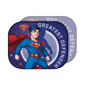 DC Superman Car Side Sun Shades with Suction Cups 44x35cm, Set of 2