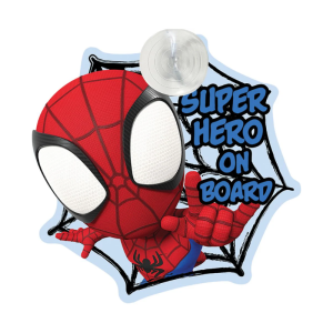 Marvel Spidey Baby on Board Car Sign with Suction Cup, 1pc
