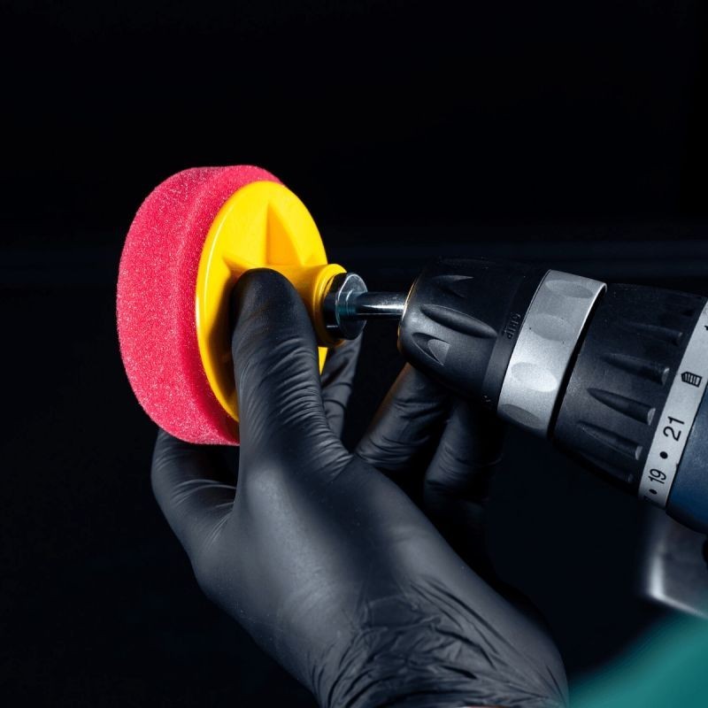 K2 Headlight Polishing Sponge Lamp Doctor Pad for Drill 80mm