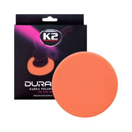 K2 Σφουγγάρι Γυαλίσματος Duraflex Velcro Μέτριο Πορτοκαλί 150x25mm