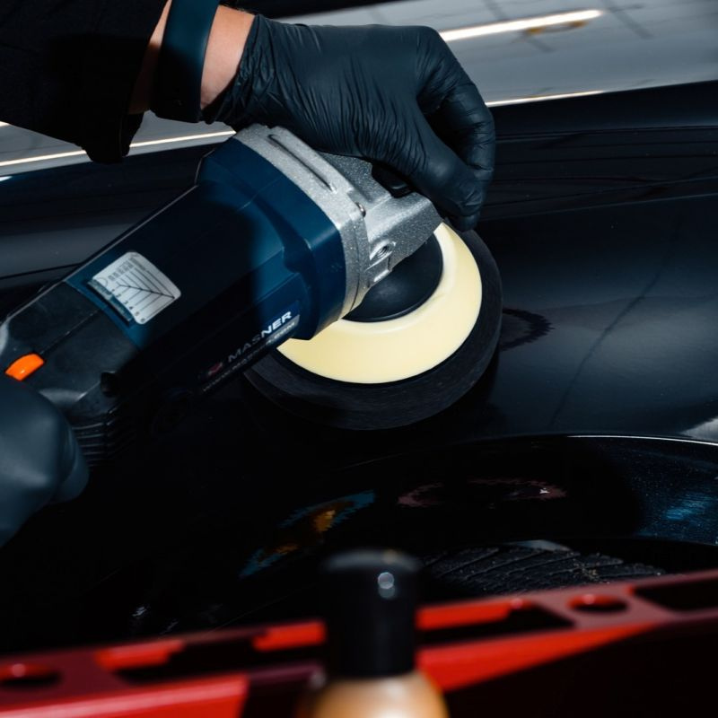 K2 Duraflex Polishing Sponge Soft Black 150x25mm