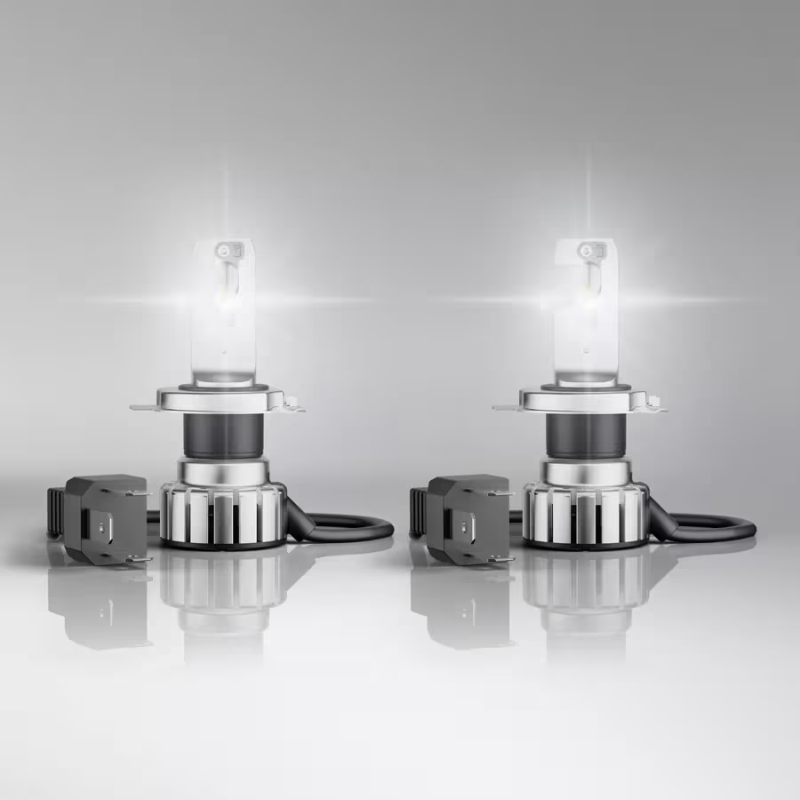 Osram H4 Night Breaker LED Smart Bulbs, 12V 20W 6000K, up to 330% Extra Brightness, 2pcs