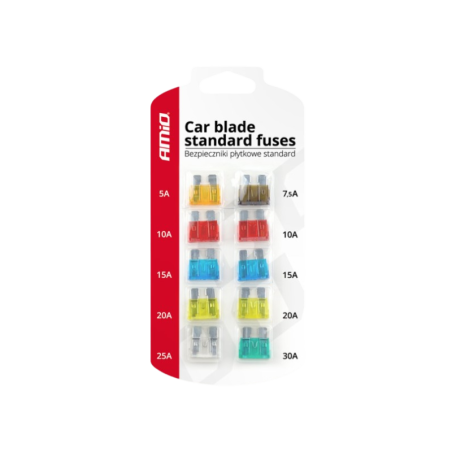 Amio Standard Fuses, 10pcs