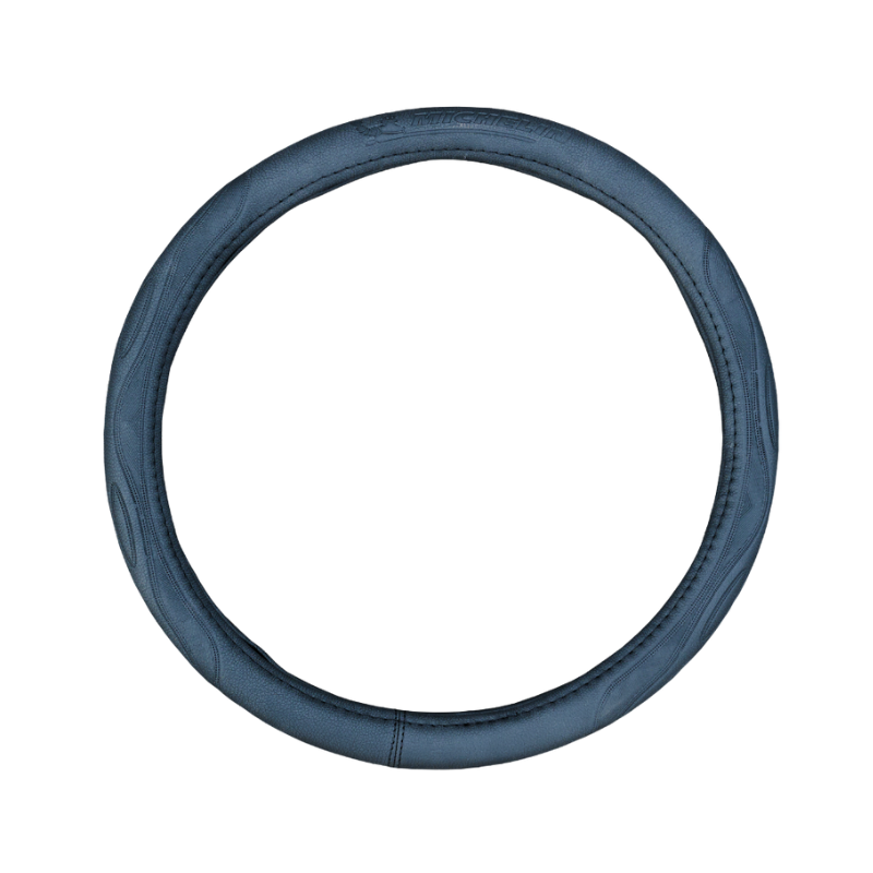 Michelin Κάλυμμα Τιμονιού Μαύρο με Μαύρη Ραφή 36,8 - 39,4cm - WML-1001-N