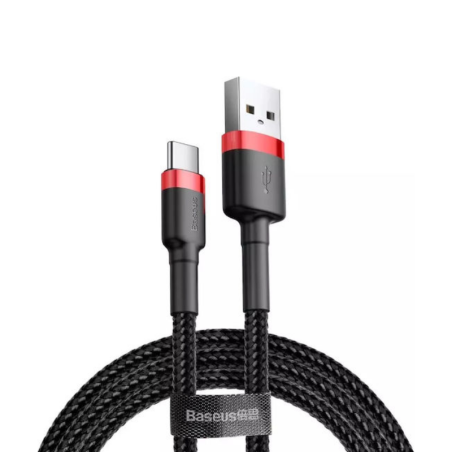 Baseus Cafule USB 2.0 USB-C (Male) to USB-A Cable, Black, 3m
