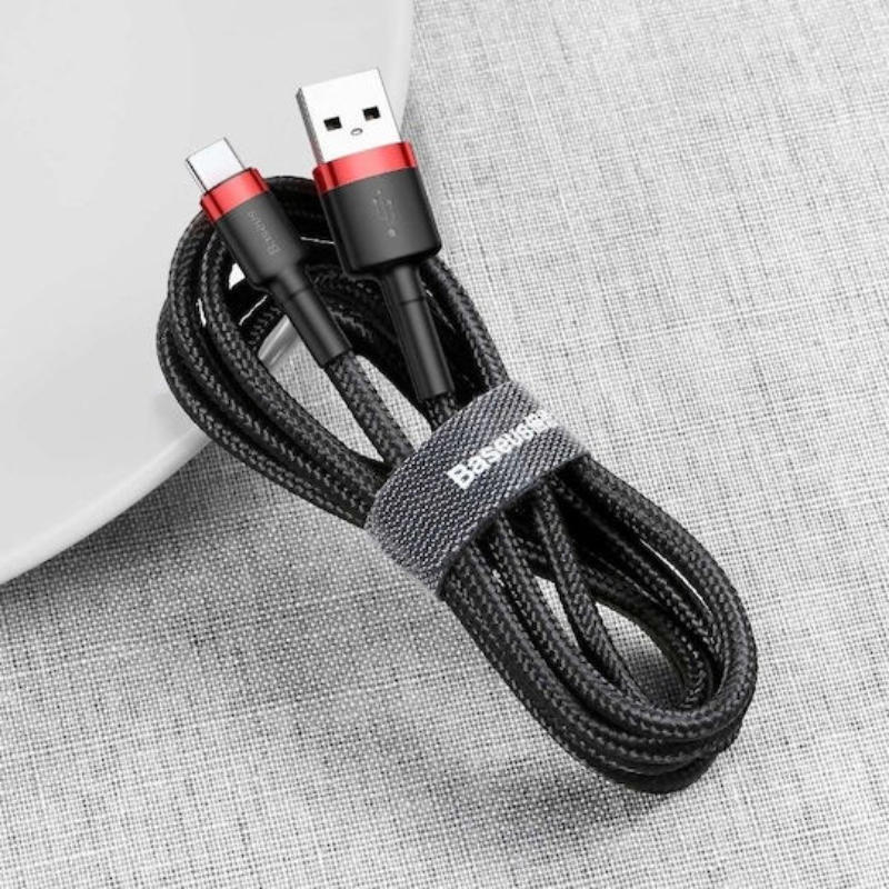 Baseus Cafule Καλώδιο USB 2.0 USB-C (αρσενικό) σε USB-A, Μαύρο, 3m