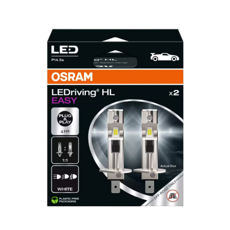 Λάμπες Osram H1 12V 9W LEDriving HL Easy 6500K