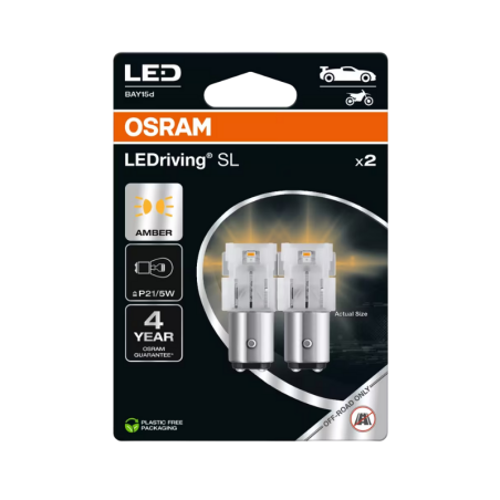 Osram P21/5W 12V 1.9W LEDriving SL Yellow