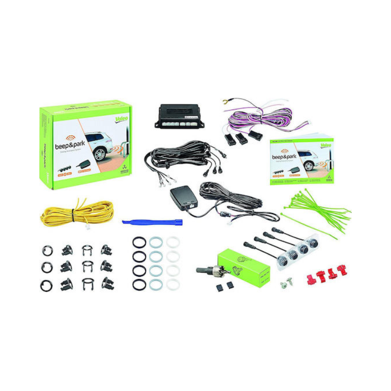 Valeo Βοήθεια Παρκαρίσματος Beep & Park με Buzzer και 4 Αισθητήρες