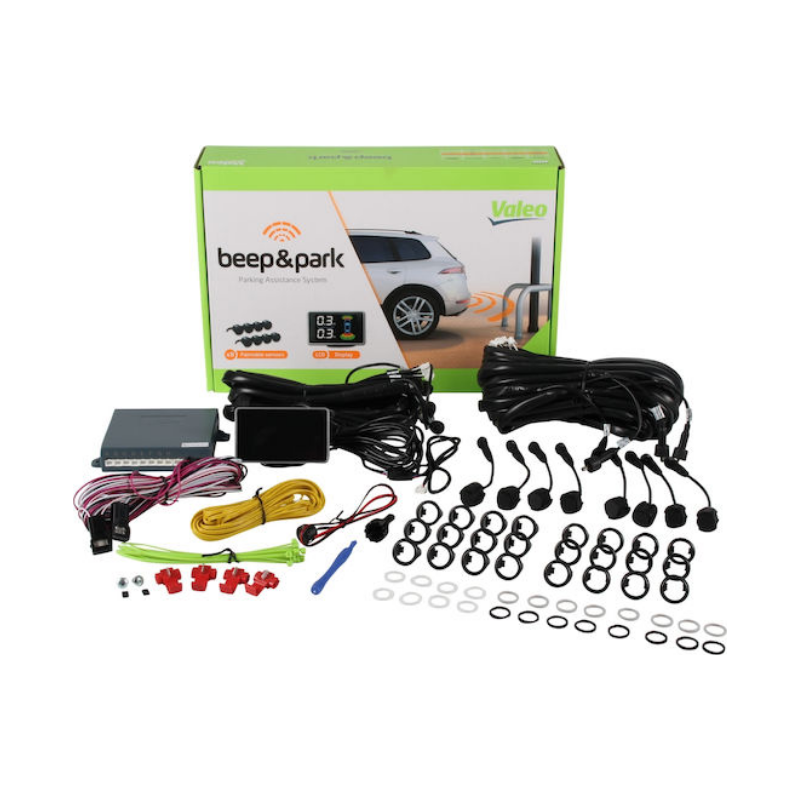 Valeo Βοήθεια Παρκαρίσματος Beep & Park με Οθόνη και 8 Αισθητήρες