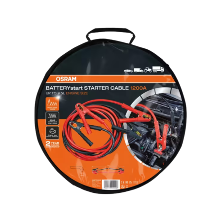 Καλώδια Εκκίνησης Osram 1200A 5m 12V/24V OSC500