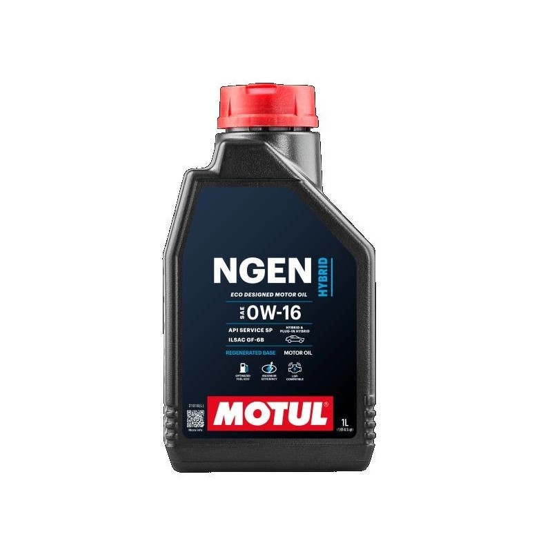 Engine Oil Motul NGEN Hybrid 0W16 1lt