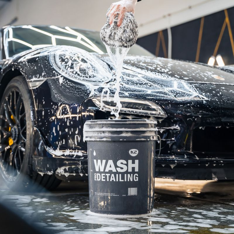 K2 Κουβάς Πλυσίματος Wash Pro Detailing Γκρι με Καπάκι, 20lt