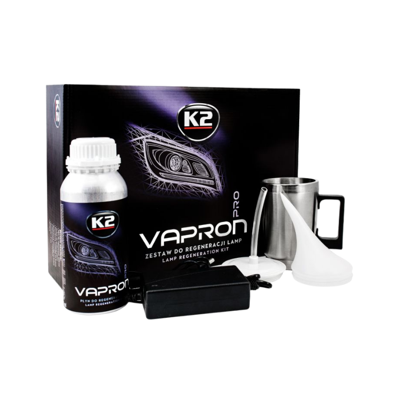 K2 Professional Vapron Pro Headlight Restoration Kit, 600ml
