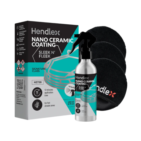 Hendlex Sleek N’ Fleek Ceramic Coating for Paint, Rims and Plastic Parts, 200ml