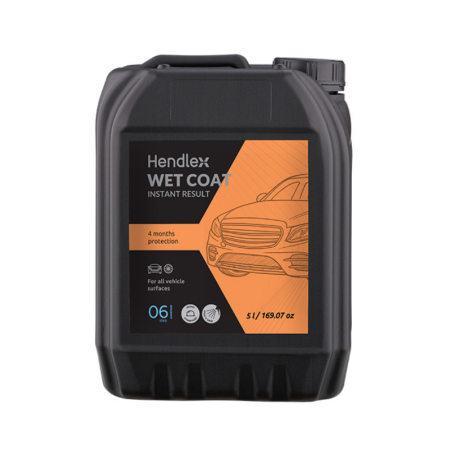 Hendlex Υδροφοβική Επίστρωση Wet Coat για Βρεγμένες Επιφάνειες, 5lt