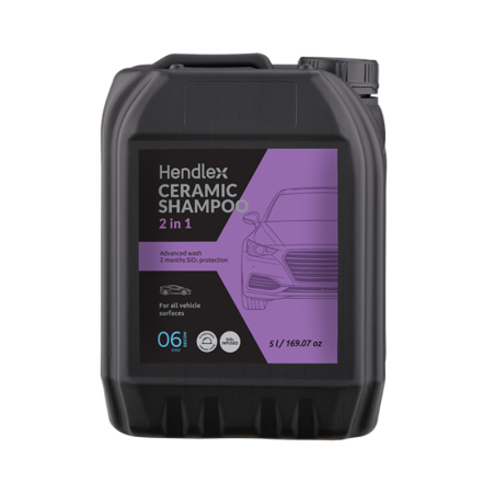 Hendlex Ceramic Car Shampoo 2in1, 5lt