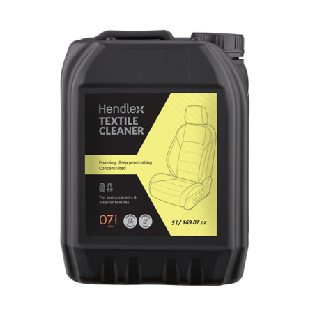 Hendlex Textile Cleaner for Car Seats and Interior Fabrics, 5lt