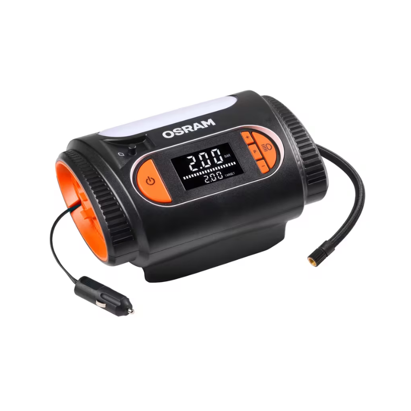 Ψηφιακό Κομπρεσέρ Αέρα Ελαστικών Osram TYREinflate 2120 με Led Φακό, 12V DC 180W έως 6,9 bar