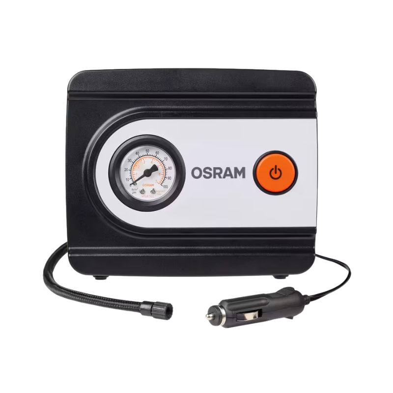 Αναλογικό Κομπρεσέρ Αέρα Ελαστικών Osram TYREinflate 611 Essential, 12V DC 120W έως 6.9 bar