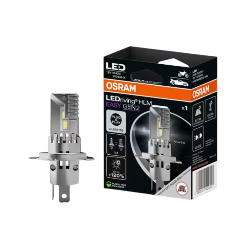Osram H4/H19 LEDriving HLM EASY GEN, 12V 22W, 6000K, 1pc