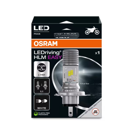 Λάμπα Osram HS1 LEDriving HLM EASY για Moto,12V 5W 6000K, 1τμχ
