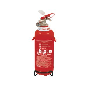 Mobiak Dry Powder Fire Extinguisher 8A 55B C, 1Kg