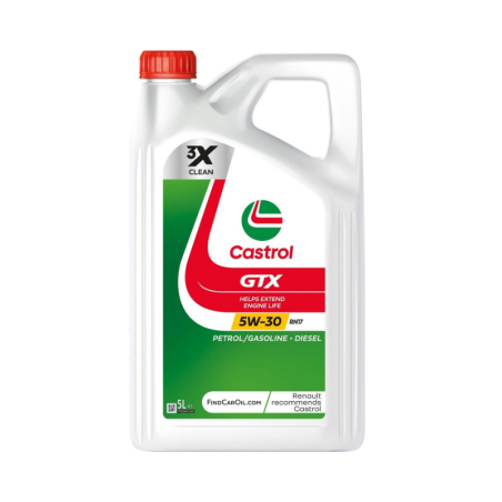 Λιπαντικό Κινητήρα Castrol GTX RN17 5W-30 5lt