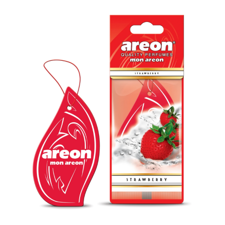 Areon Mon Areon Hanging Car Air Freshener, Strawberry