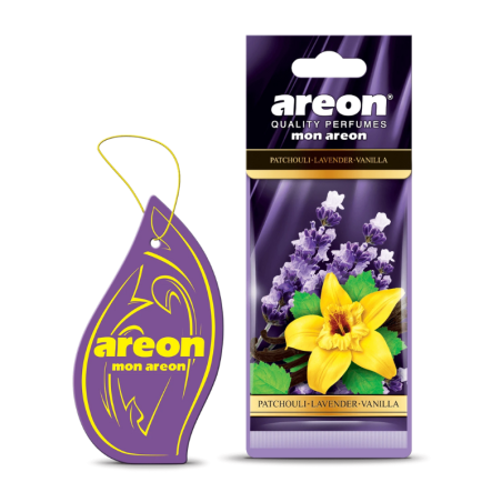 Areon Mon Areon Hanging Car Air Freshener, Levander / Vanilla / Patchouli