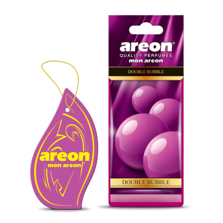 Areon Mon Areon Hanging Car Air Freshener, Double Bubble