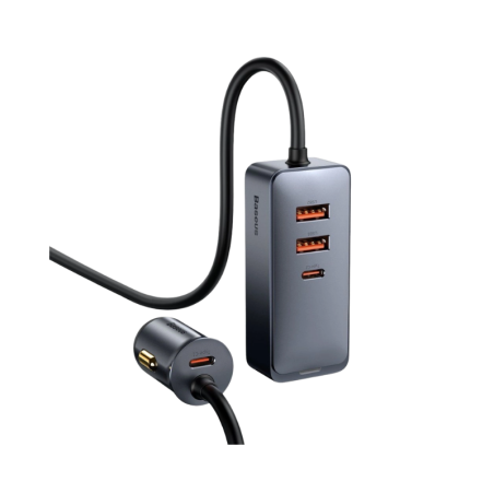 Baseus 12V 120W Car Charger with 2x USB-A & 2x USB-C Share Together PPS, 1pc