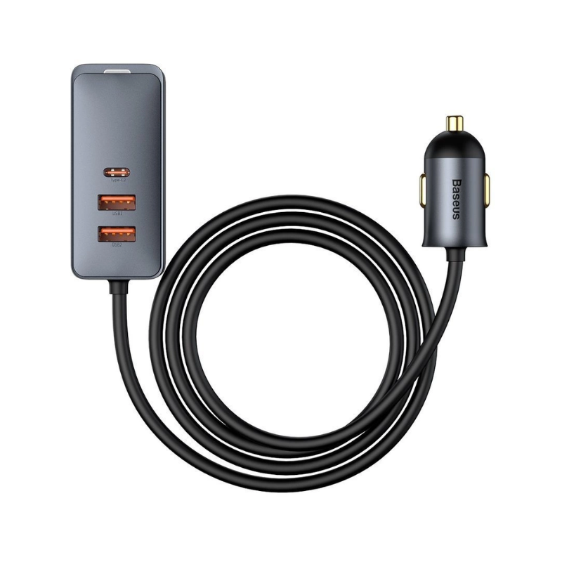 Baseus Φορτιστής Αυτοκινήτου 12V 120W με 2x USB-A & 2x USB-C Share Together PPS, 1τμχ
