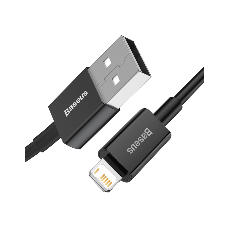 Baseus USB-A to Lightning Charging & Data Cable 2m 2.4A Superior, 1pc