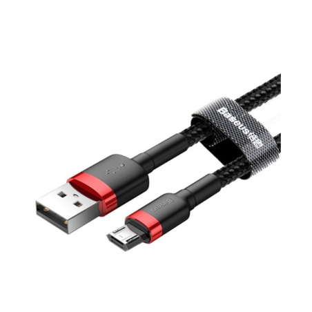 Baseus Καλώδιο Φόρτισης & Μεταφοράς Δεδομένων USB-A σε Micro USB 1m 2.4A Cafule, 1τμχ