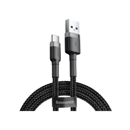 Baseus Καλώδιο Φόρτισης & Μεταφοράς Δεδομένων USB-A σε USB-C 1m 3A Cafule, 1τμχ