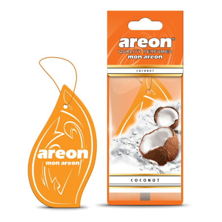 Areon Mon Areon Hanging Car Air Freshener, Coconut