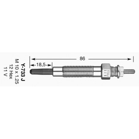 Glow Plug NGK 6592