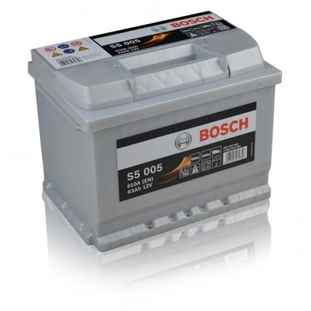 Bosch Car Battery S5005 12V 63Ah-610EN